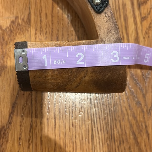 Candies Vintage Y2K  Leather School Girl Platform Heel Sandals Size 8 - Picture 6 of 7